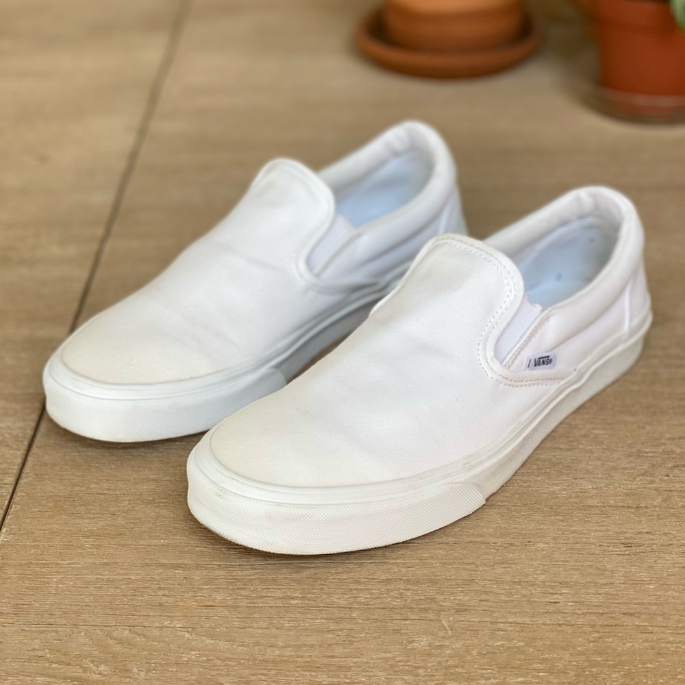 Vans White Slip-On (10)